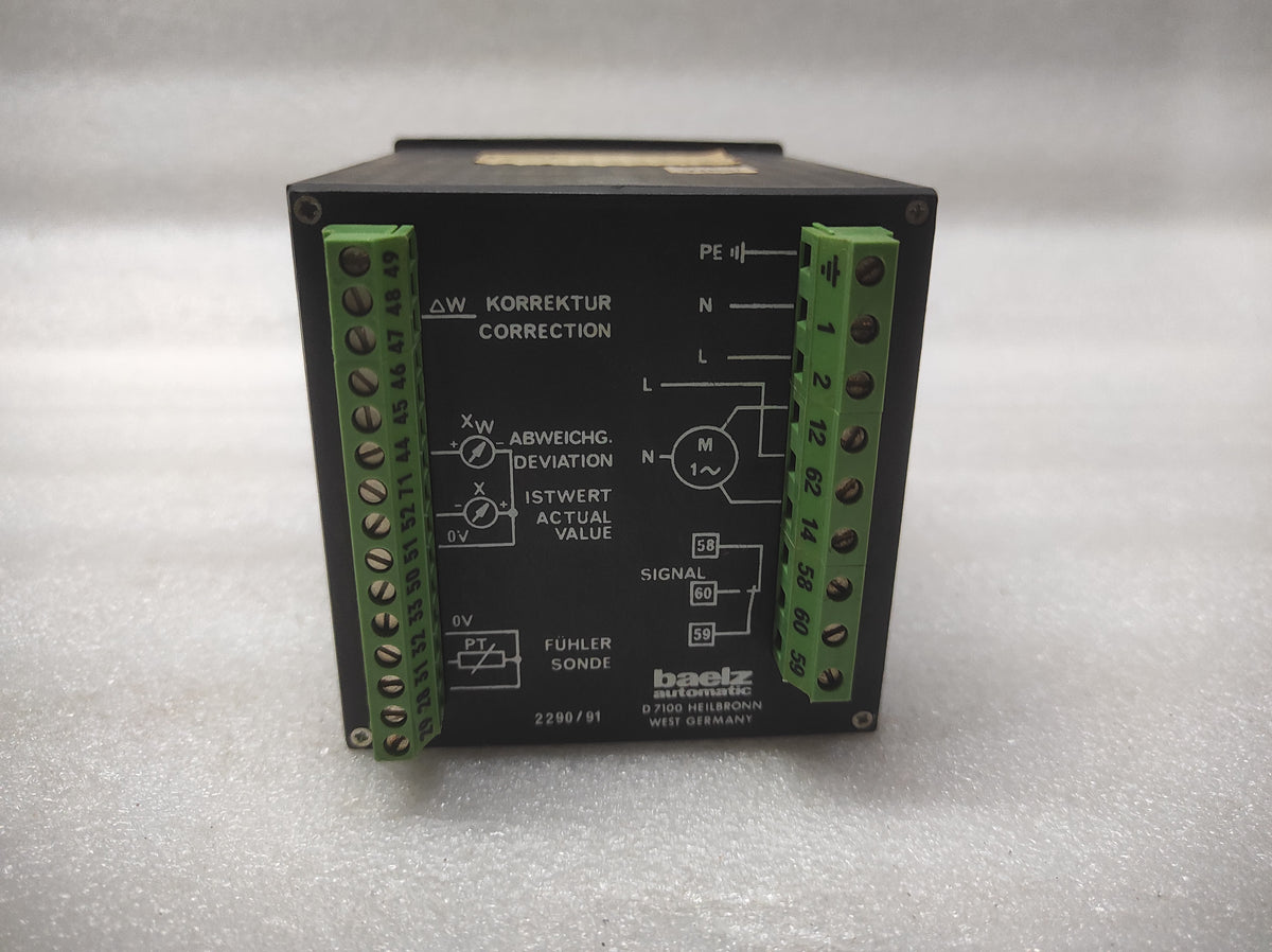 BAELZ AUTOMATIC WBS 2290 TEMPERATURE CONTROLLER 2290-A-D-2.7 230V