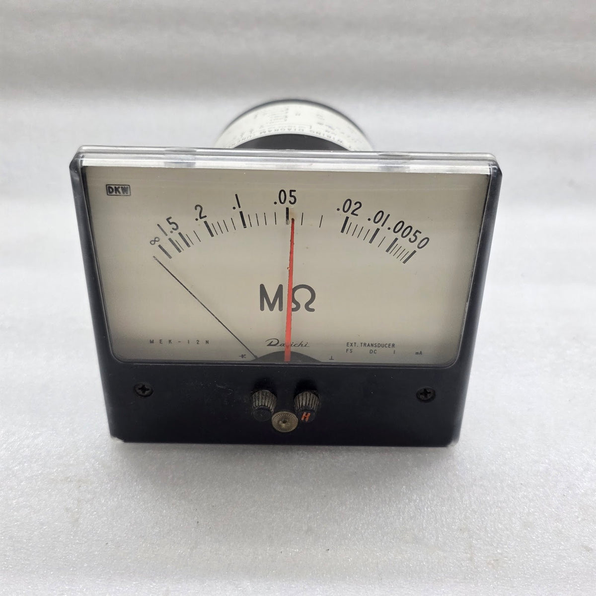 DAIICHI MEK-12N NETWORK INSULATION METER 115VAC