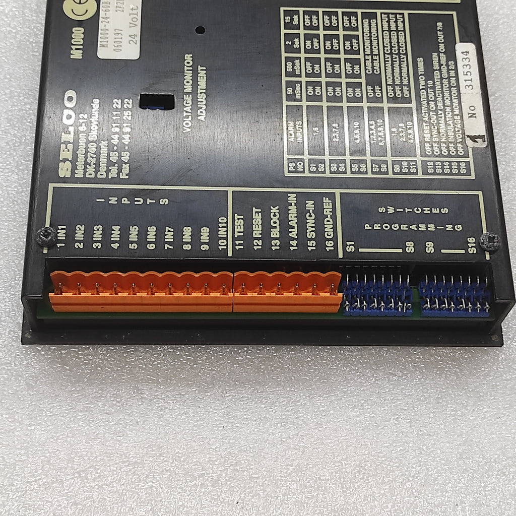 SELCO M1000-24-60B ALARM MONITOR CARLA ESTERLINE AUXITROL 24VDC