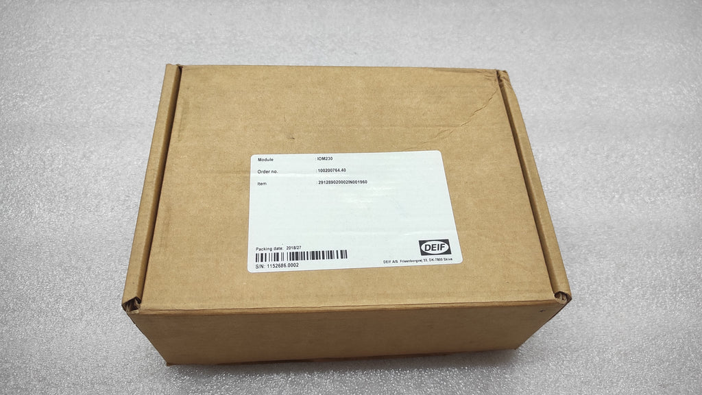 DEIF IOM230 MODULE 12/24VDC