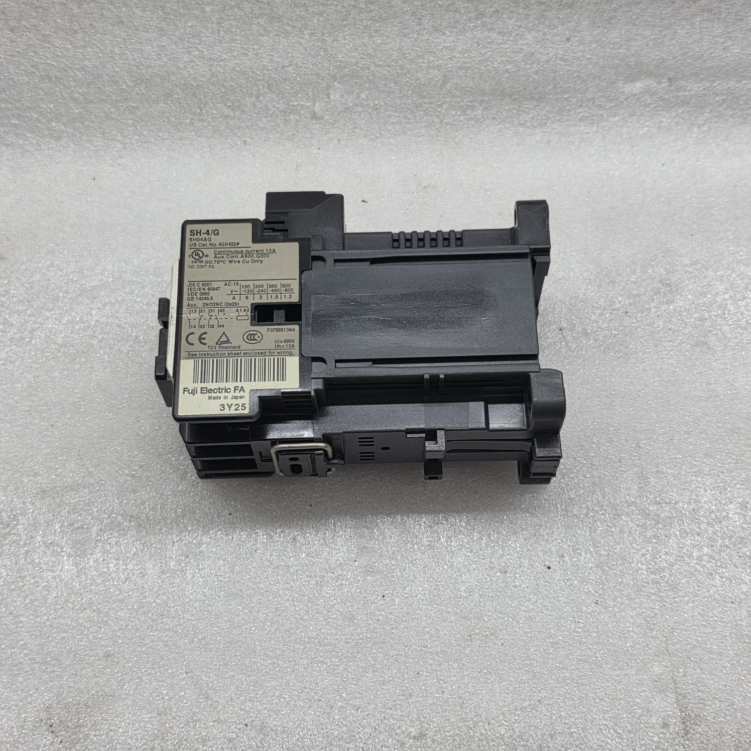 FUJI ELECTRIC SH-4/G MAGNETIC CONTACTOR 10A SH04AG 24VDC