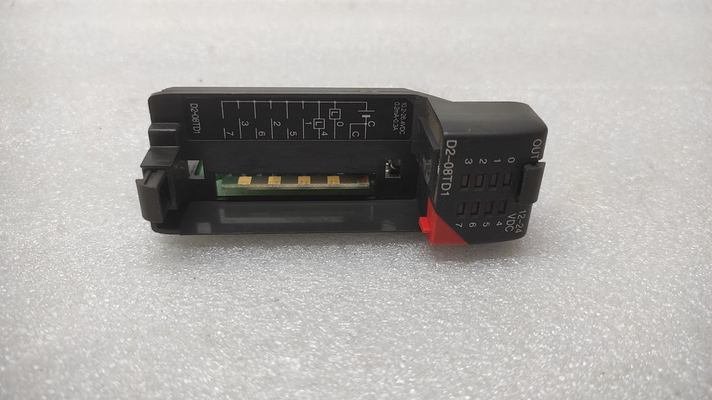 PLC DIRECT D2-08TD1 DISCRETE OUTPUT MODULE LOT  OF 2 UNIT