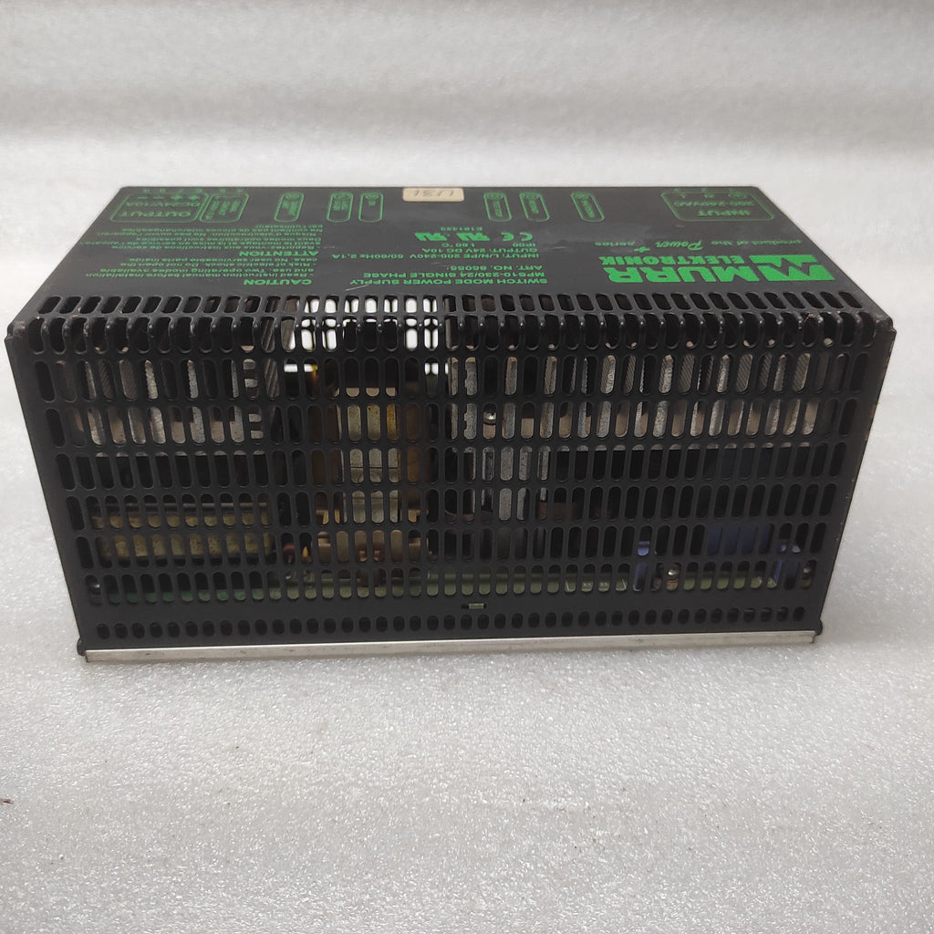 MURR ELEKTRONIK MPS10-230/24 POWER SUPPLY 85055 24VDC 10A