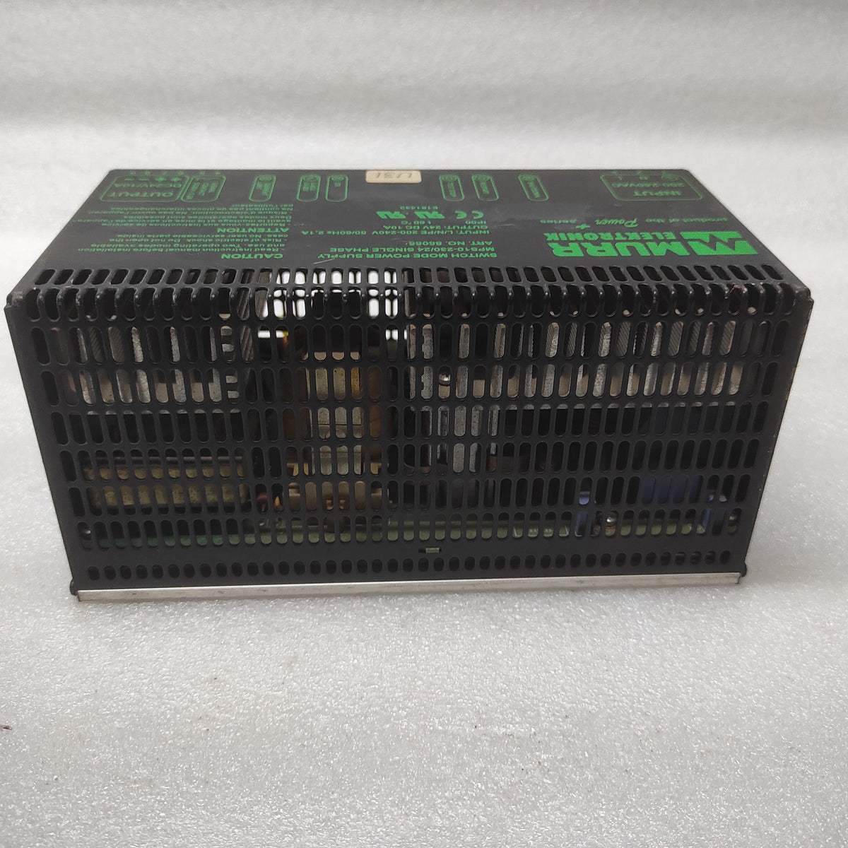MURR ELEKTRONIK MPS10-230/24 POWER SUPPLY 85055 24VDC 10A