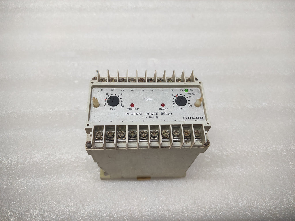 SELCO T2000-07 REVERSE POWER RELAY 100-110VAC