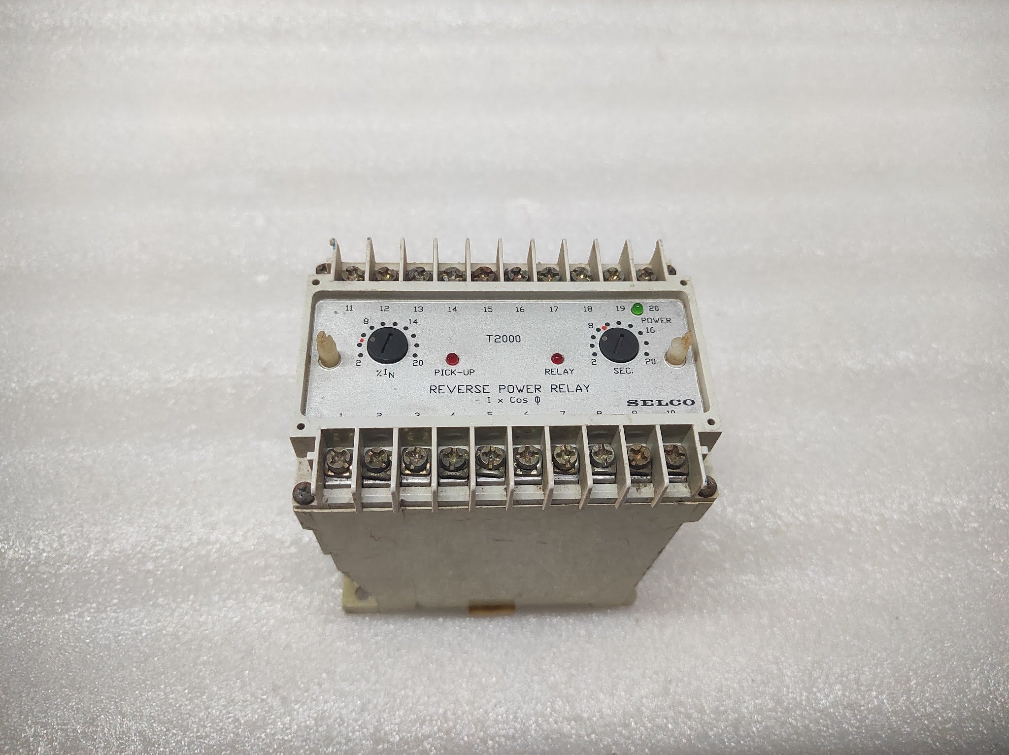 SELCO T2000-07 REVERSE POWER RELAY 100-110VAC