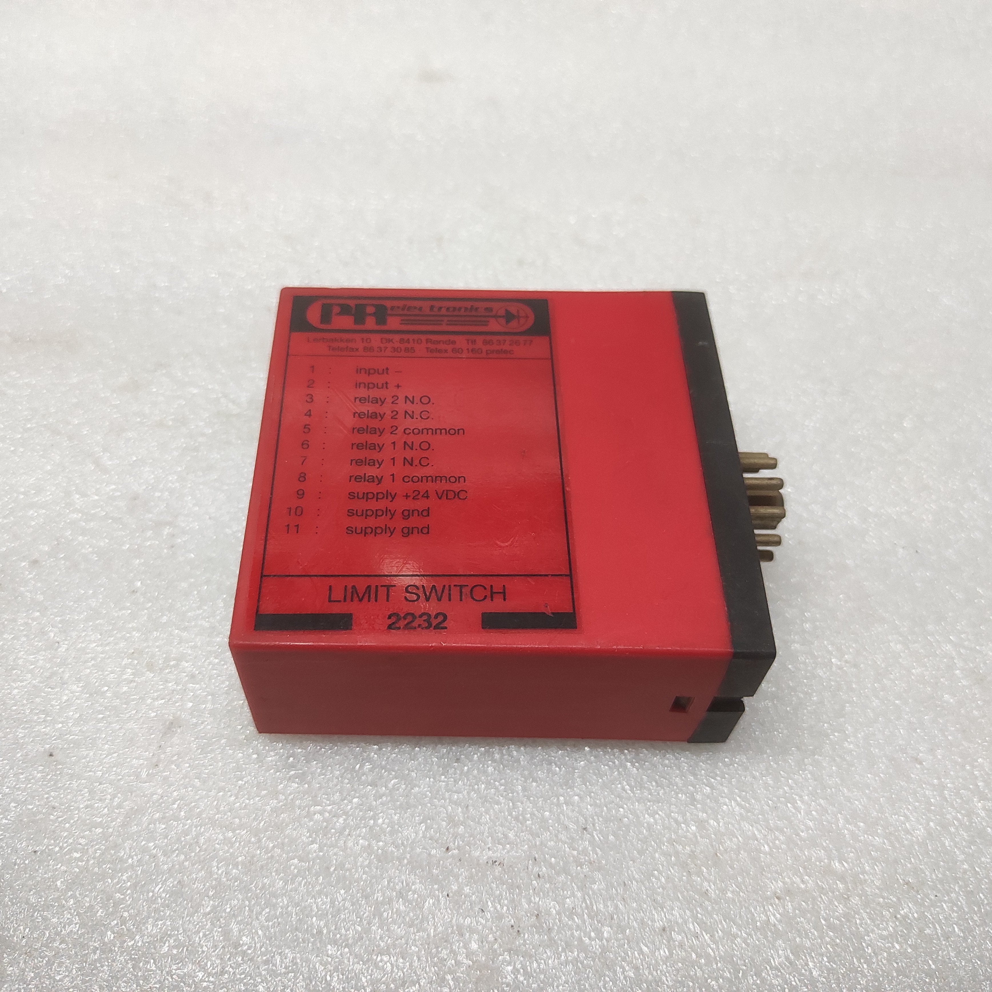 PR ELECTRONICS 2232 LIMIT SWITCH 2232