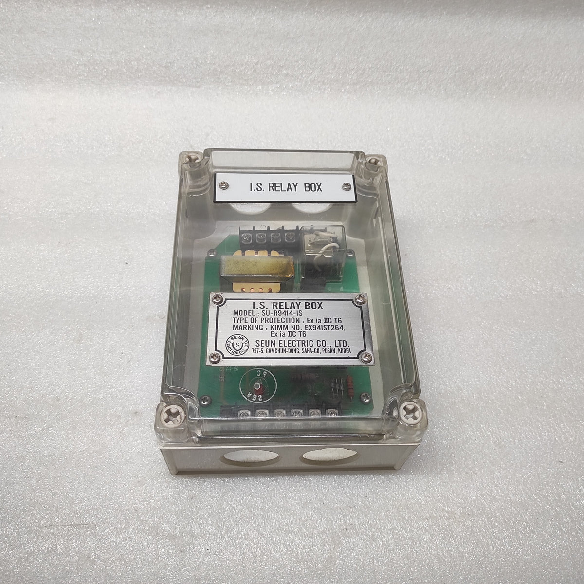 SEUN ELECTRIC SU-R9414-IS I.S RELAY BOX