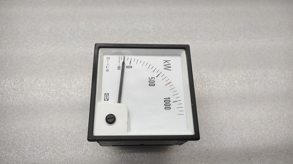DEIF KW METER 100036913.30 KILOWATT METER 115VAC 1500/5A