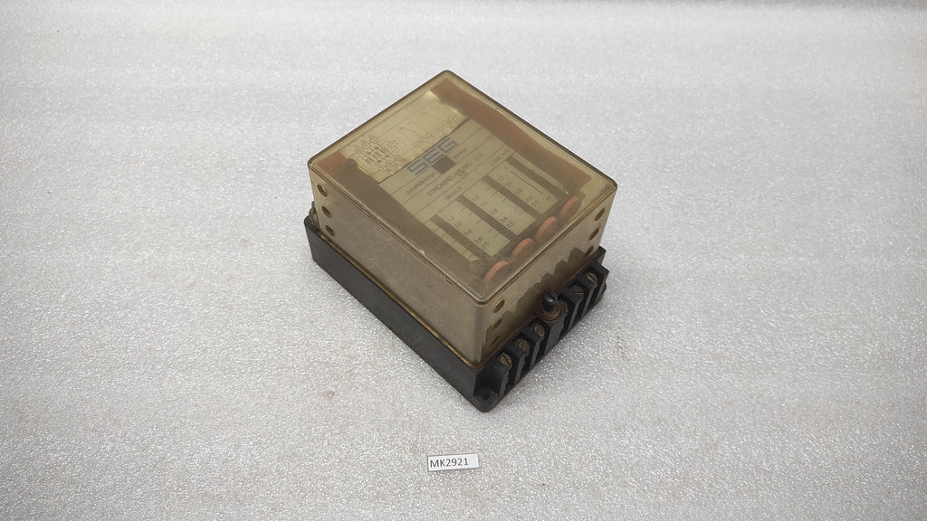 SEG STROMRELAIS IWU 2-3 CURRENT RELAY 250VAC 1000VA