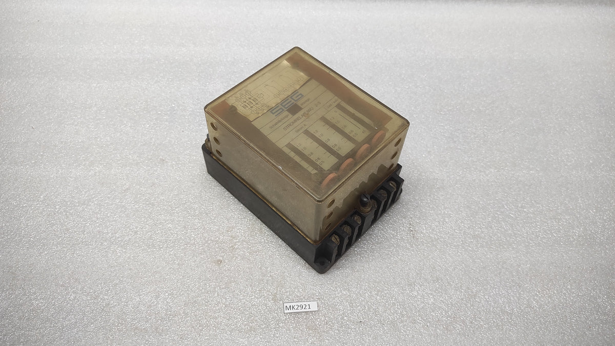 SEG STROMRELAIS IWU 2-3 CURRENT RELAY 250VAC 1000VA