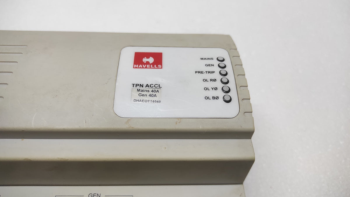 HAVELLS TPN ACCL ELECTRIC TRANSFER SWITCH 240/415V