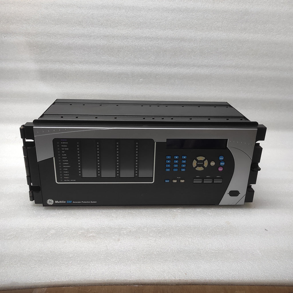 GE MULTILIN G60 G60E00HKHF8LH6DMXXPXXUXXWXX GENERATOR PROTECTION SYSTEM 1601-011