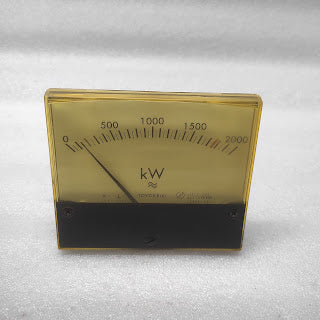 TOYO KEIKI ECF-12NZ KILOWATT METER PT 460/115V CT 3500/5A
