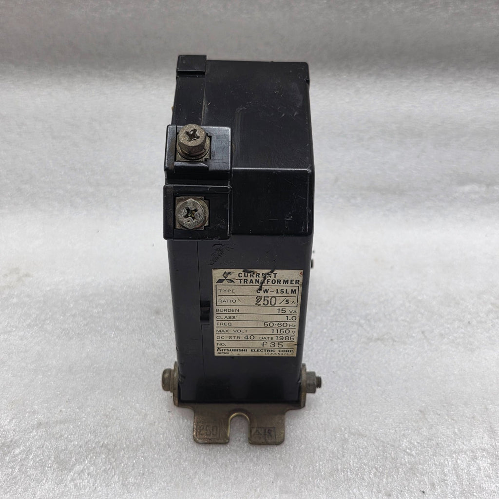 MITSUBISHI CW-15LM CURRENT TRANSFORMER 250/5A 15VA
