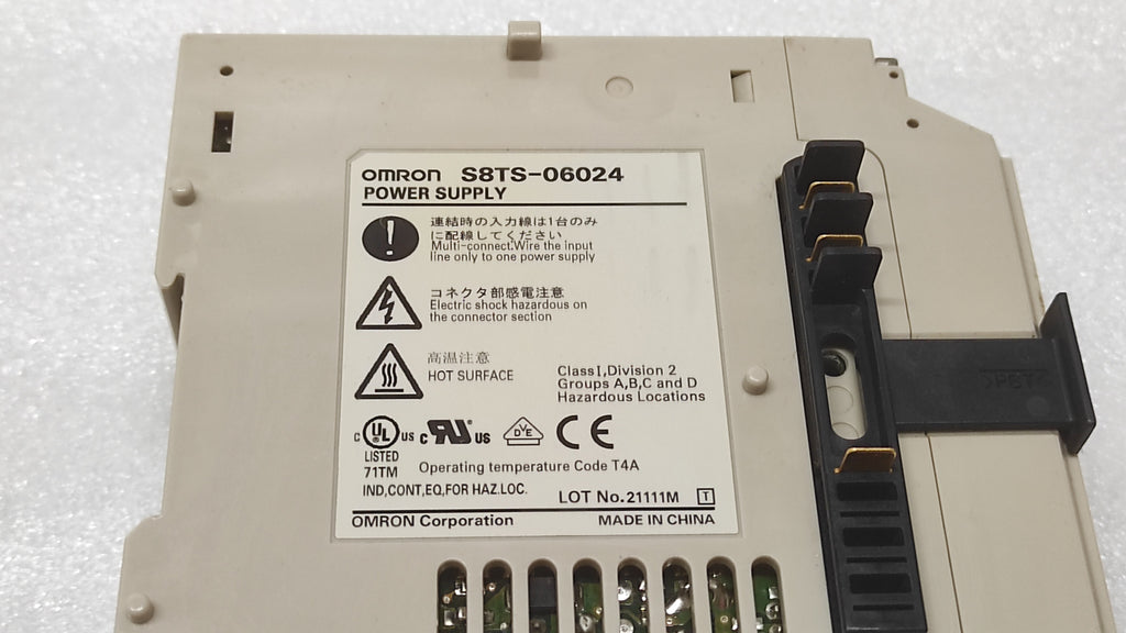 OMRON S8TS-06024 POWER SUPPLY 24VDC 2.5A