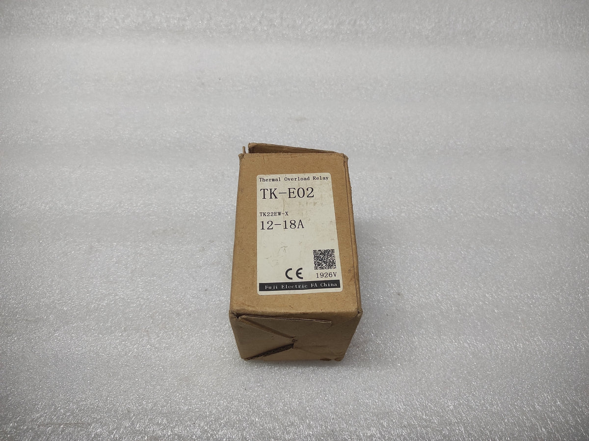 FUJI TK-E02 THERMAL OVERLOAD RELAY 12-18A TK22E