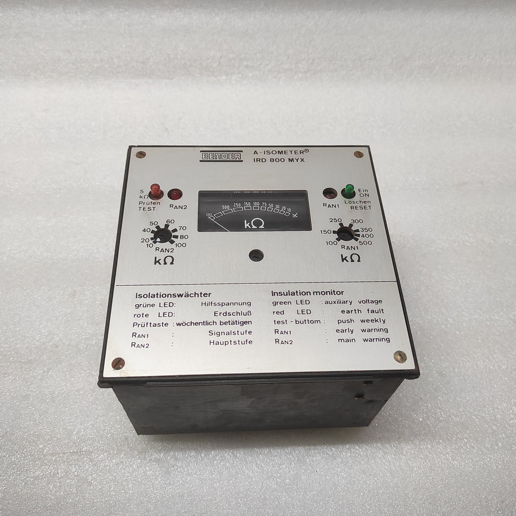 BENDER IRD-800-MYX INSULATION MONITOR A-ISOMETER 115/220/380/440V