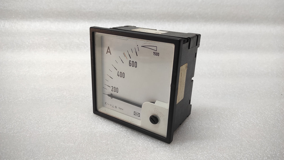 DEIF EQ96-X AMMETER 100013839/30 CT 750/5A