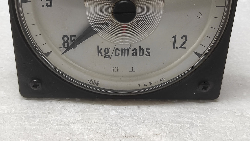 TDS TSURUGA ELECTRIC TMW-4B PRESSURE INDICATOR 0.85-1.2 KG/CM