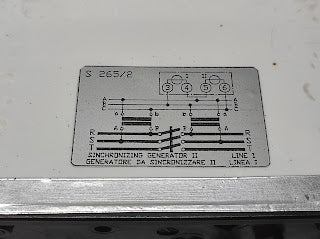 SINCHRONIZING GENERATOR II S265/2 DOUBLE VOLTMETER CT450/100V