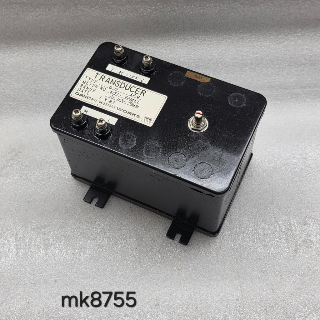 DAIICHI KEIKI WORKS DM-64Q TRANSDUCER 115V AC