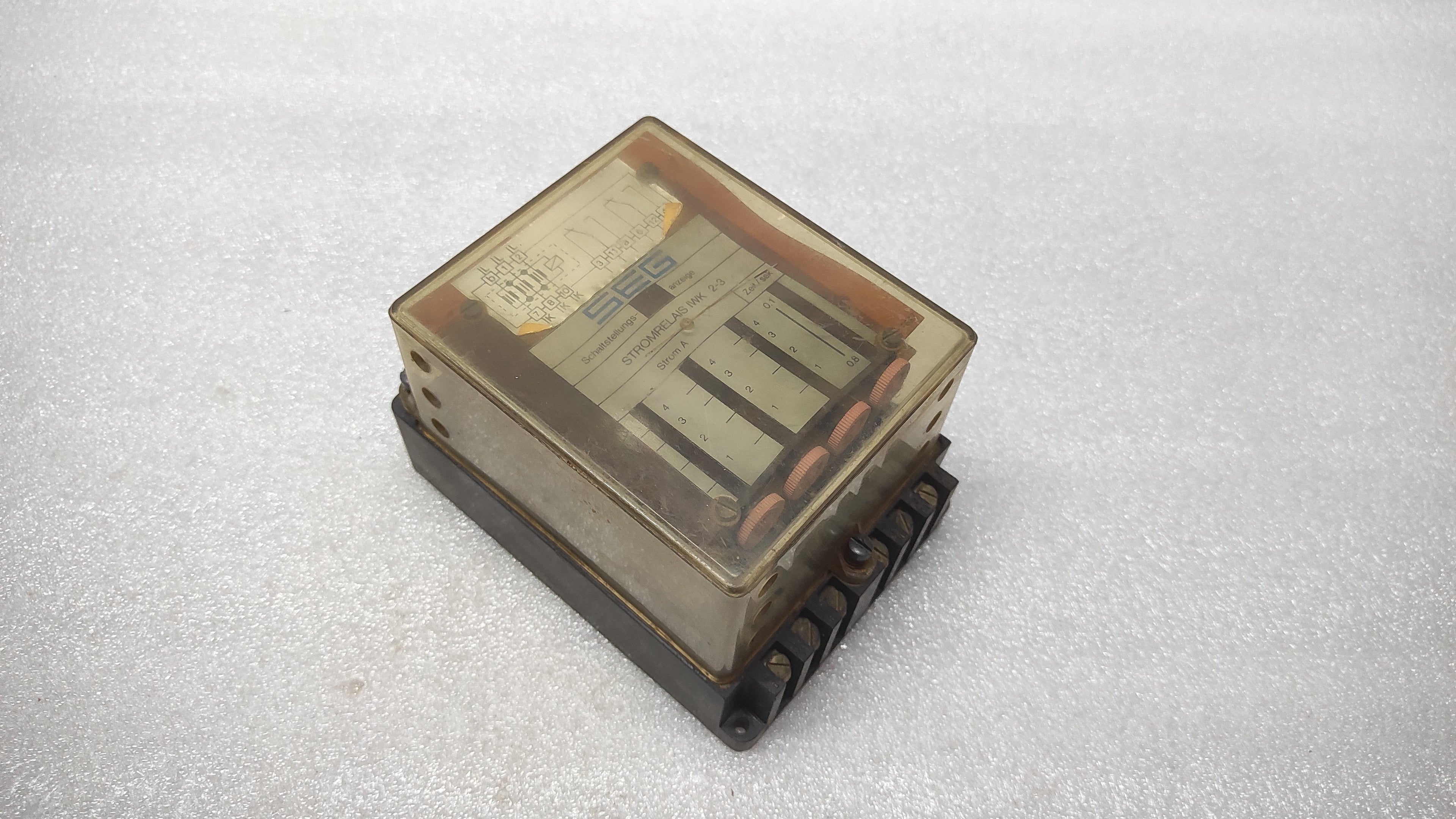 SEG STROMRELAIS IWK 2-3 CURRENT RELAY 11386-2-107 250VAC 1000VA