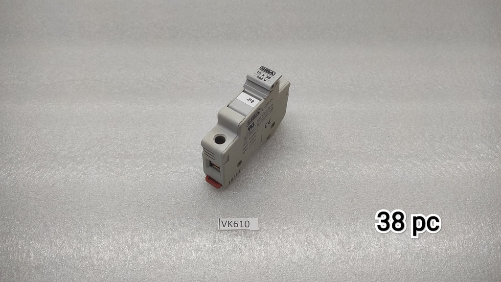 SIBA 5106304 FUSE HOLDER 10X38 600VAC 30A LOT OF 9 UNIT
