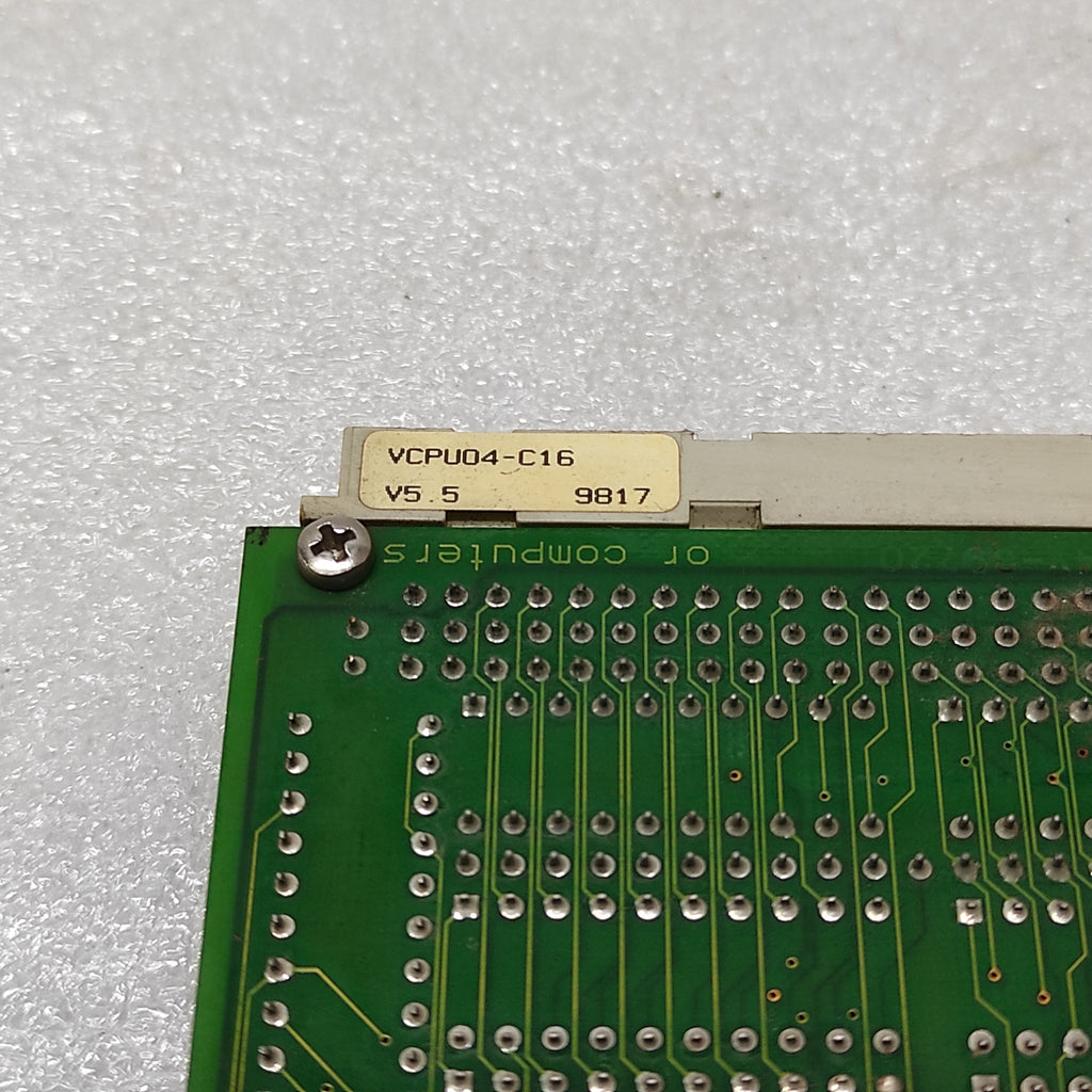 OR INDUSTRIAL COMPUTERS VCPU04-C16 PCB VCPU02 V5.X LS