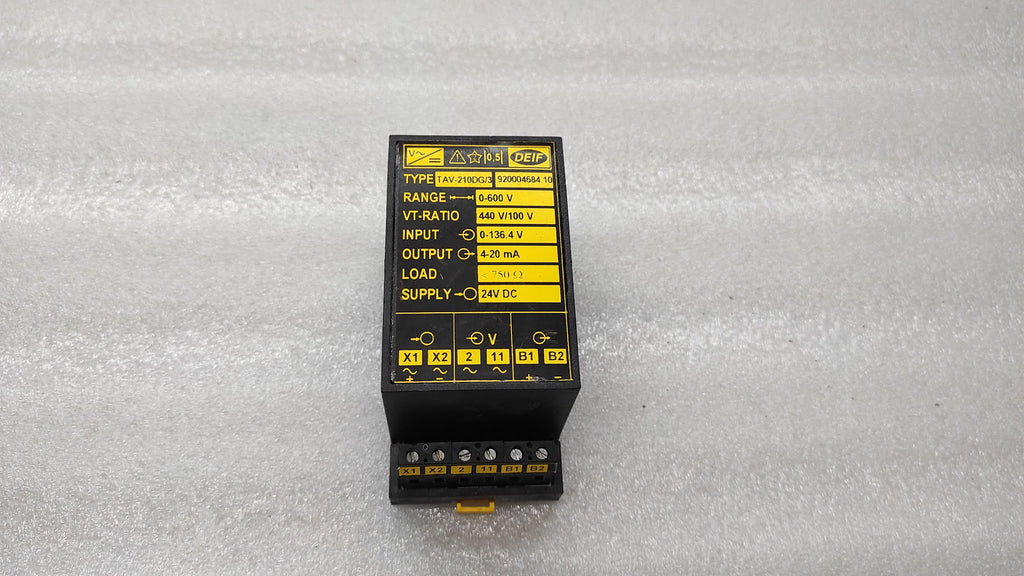 DEIF TAV-210DG/3 TRANSDUCER 0-600V 24VDC