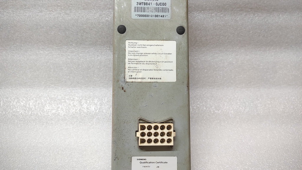 SIEMENS ETU8WT ELECTRONIC TRIP UNIT 3WT9841-0JC00