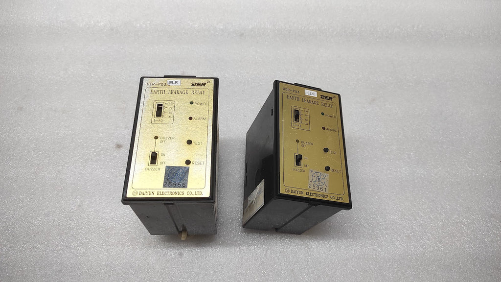 DAIYUN ELECTRONICS DER-P03 EARTH LEAKAGE RELAY