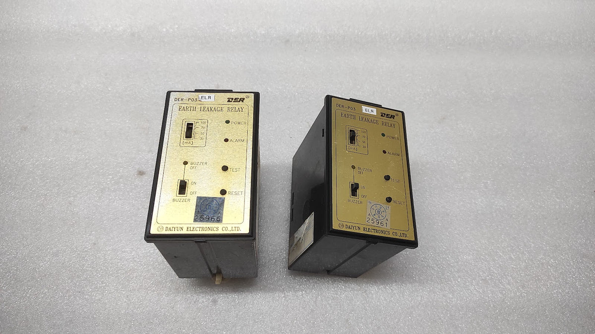 DAIYUN ELECTRONICS DER-P03 EARTH LEAKAGE RELAY