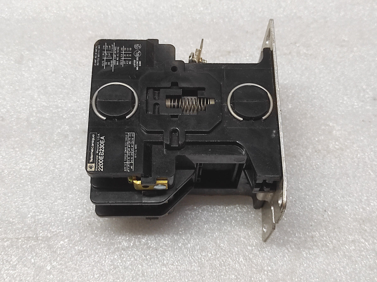 TELEMECANIQUE 2200EB230EA MAGNETIC CONTACTOR COIL VOLTAGE 24VAC