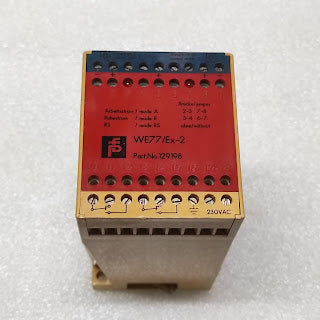 PEPPERL + FUCHS WE77/EX-2 SWITCH AMPLIFIER 129198 230VAC LOT OF 2 UNIT