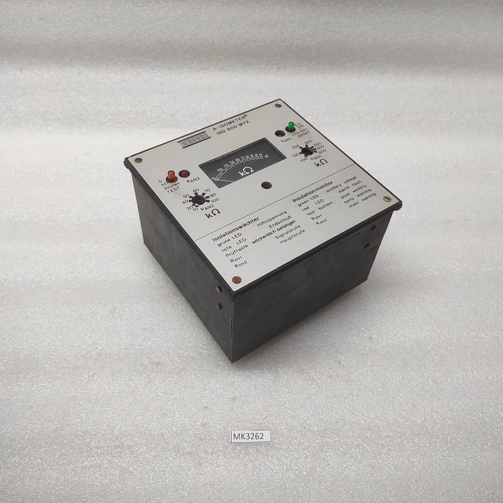 BENDER IRD-800-MYX INSULATION MONITOR A-ISOMETER 115/220/380/440V