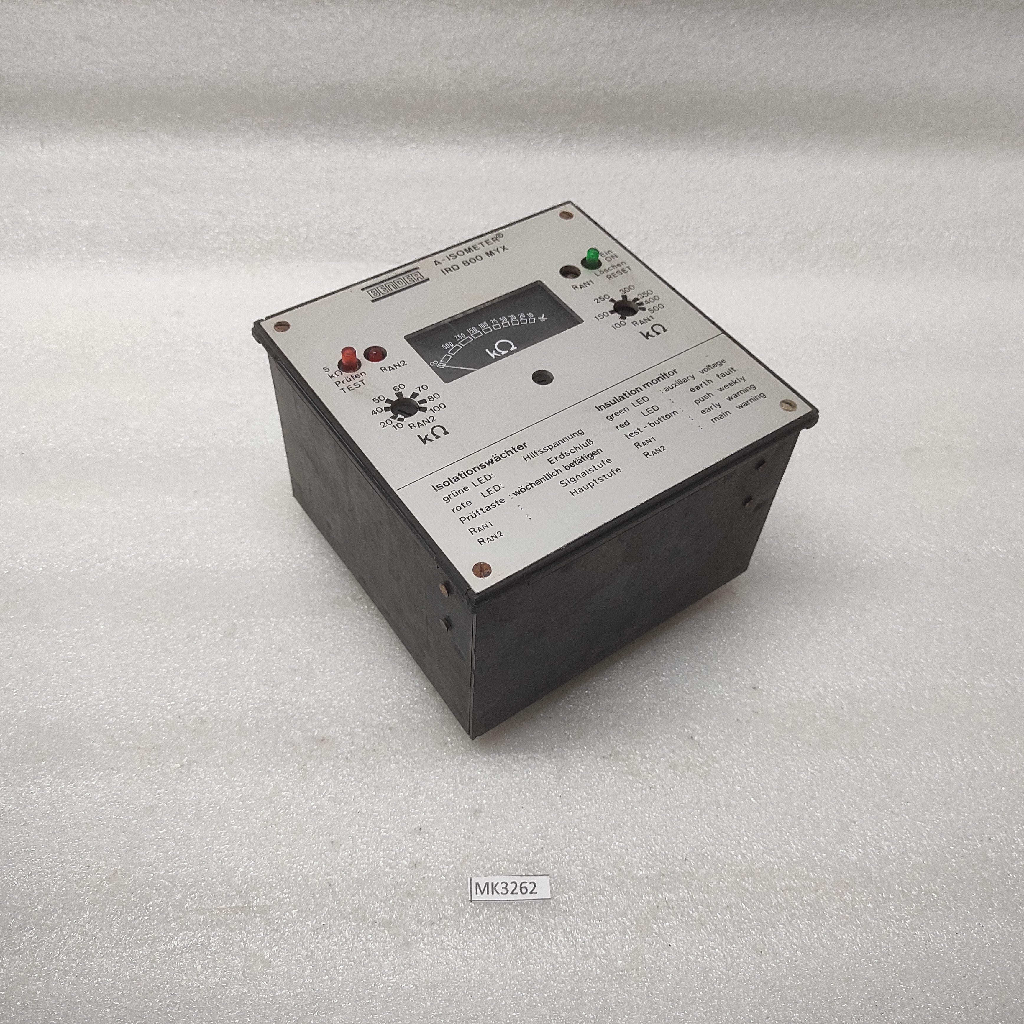 BENDER IRD-800-MYX INSULATION MONITOR A-ISOMETER 115/220/380/440V