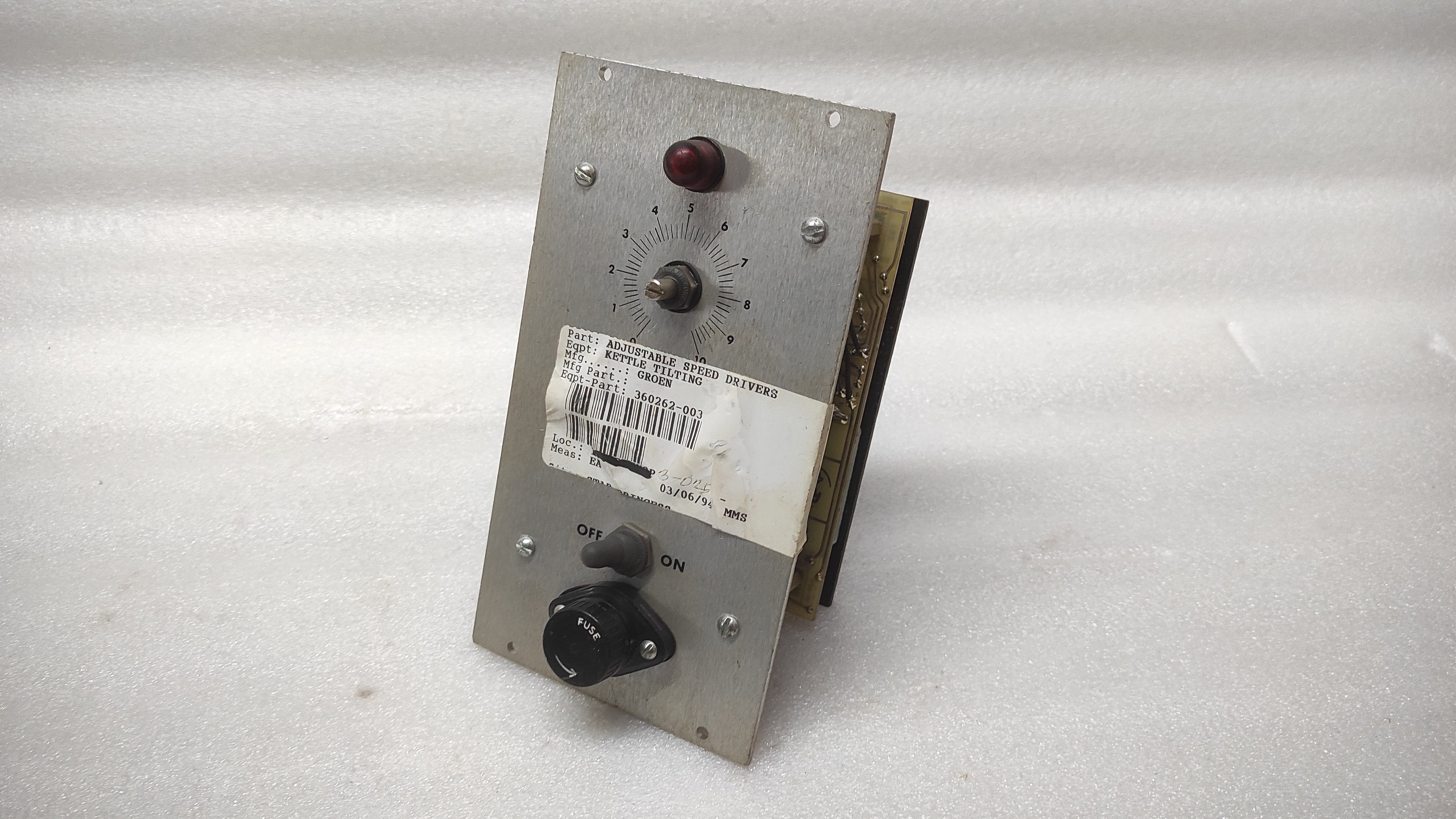 SABINA 2000-30 FULL WAVE CONTROL 0-90V-DC DC 115V-AC GROEN 360262-003