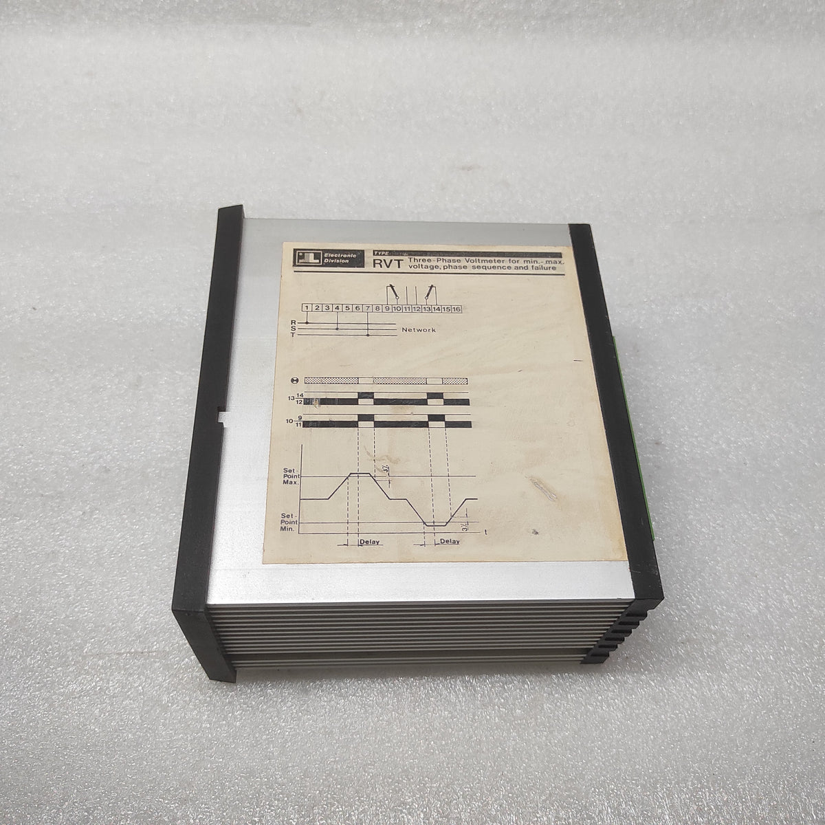 LOVATO ELECTRONIC DIVISION RVT 3-PH VOLT METER 110