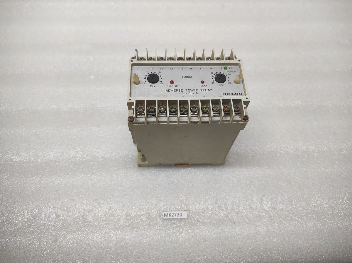 SELCO T2000-07 REVERSE POWER RELAY 100-110VAC