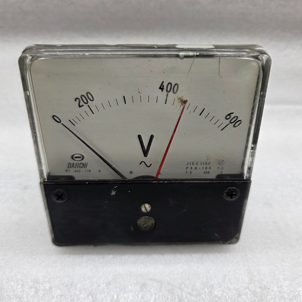 DAIICHI PSK-100 VOLT METER PT 440/110V 0-600V