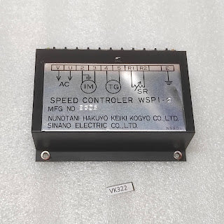 NUNOTANI HAKUYO KEIKI KOGYO WSPI-2 SPEED CONTROLER 2306 SINANO ELECTRIC