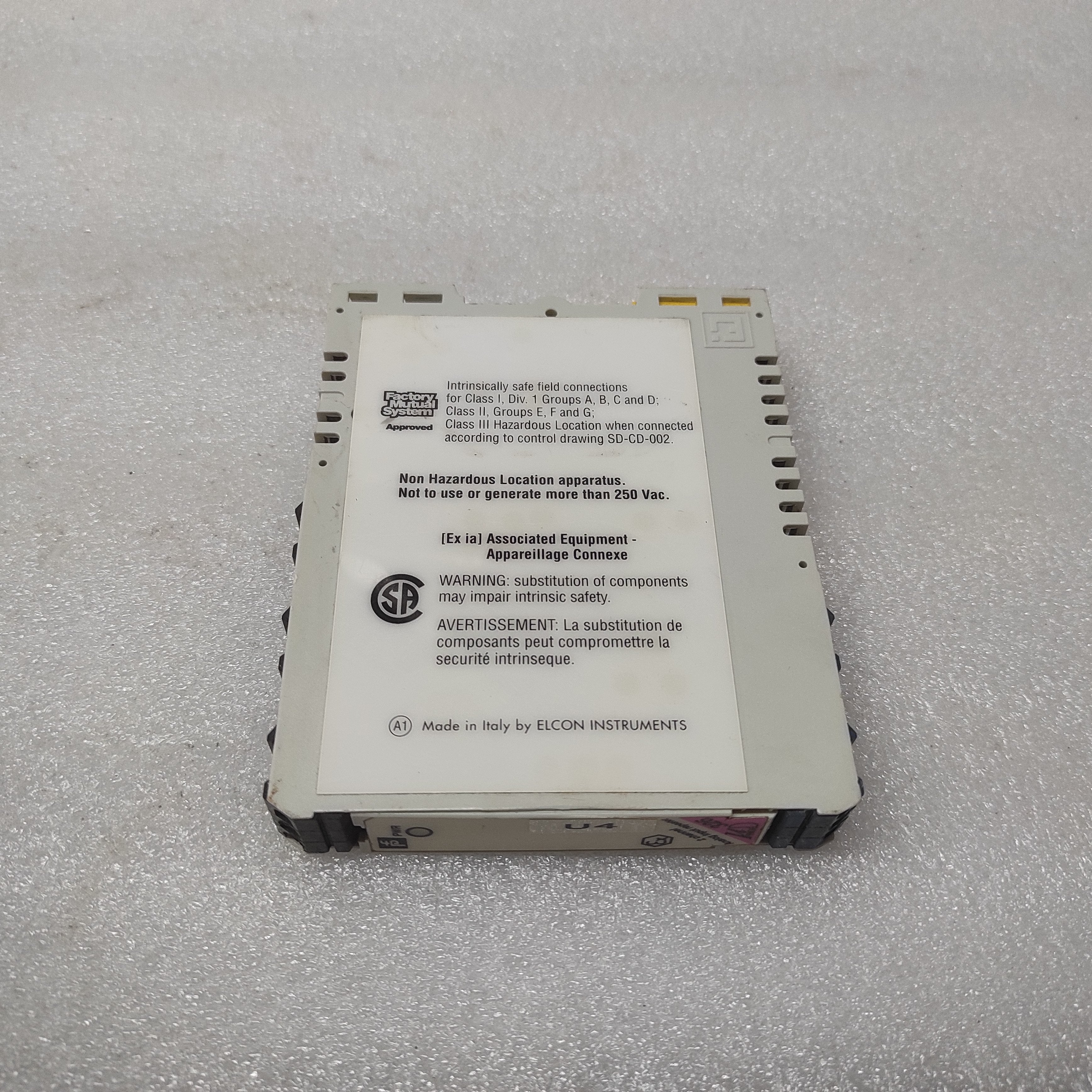 ELCON 326 2-CHANNELS ANALOG INPUT REPEATER 472385