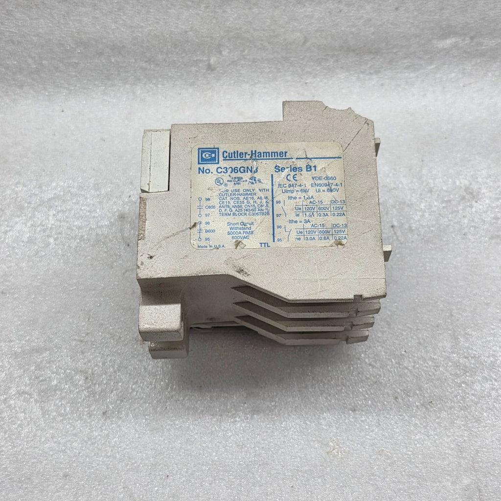 CUTLER HAMMER CAT C306GN3 OVERLOAD RELAY H2012B