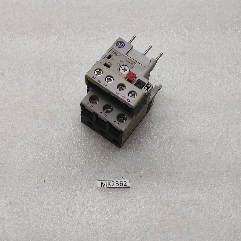 ALLEN BRADLEY CAT 193-T1AB48 THERMAL OVERLOAD RELAY 3.5-4.8A