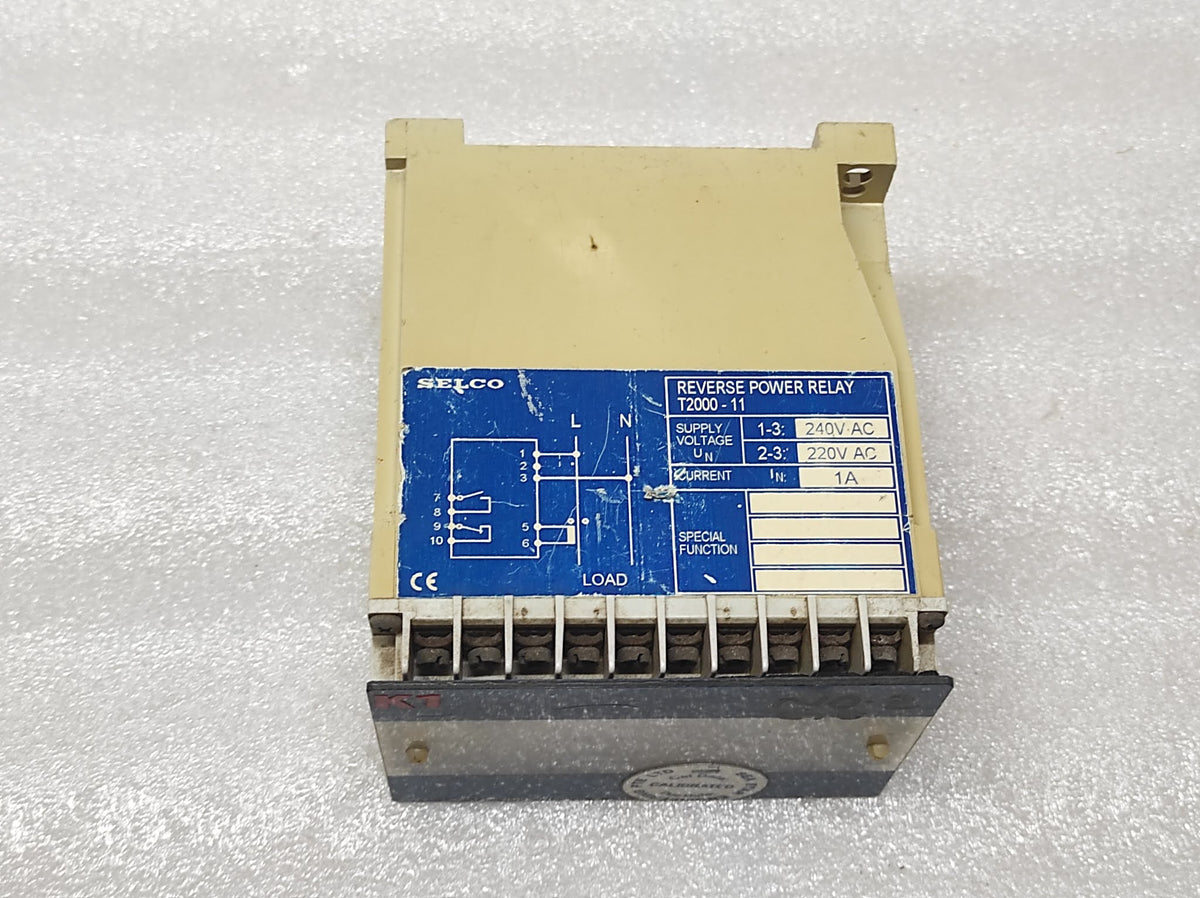 SELCO T2000-11 REVERSE POWER RELAY 240VAC