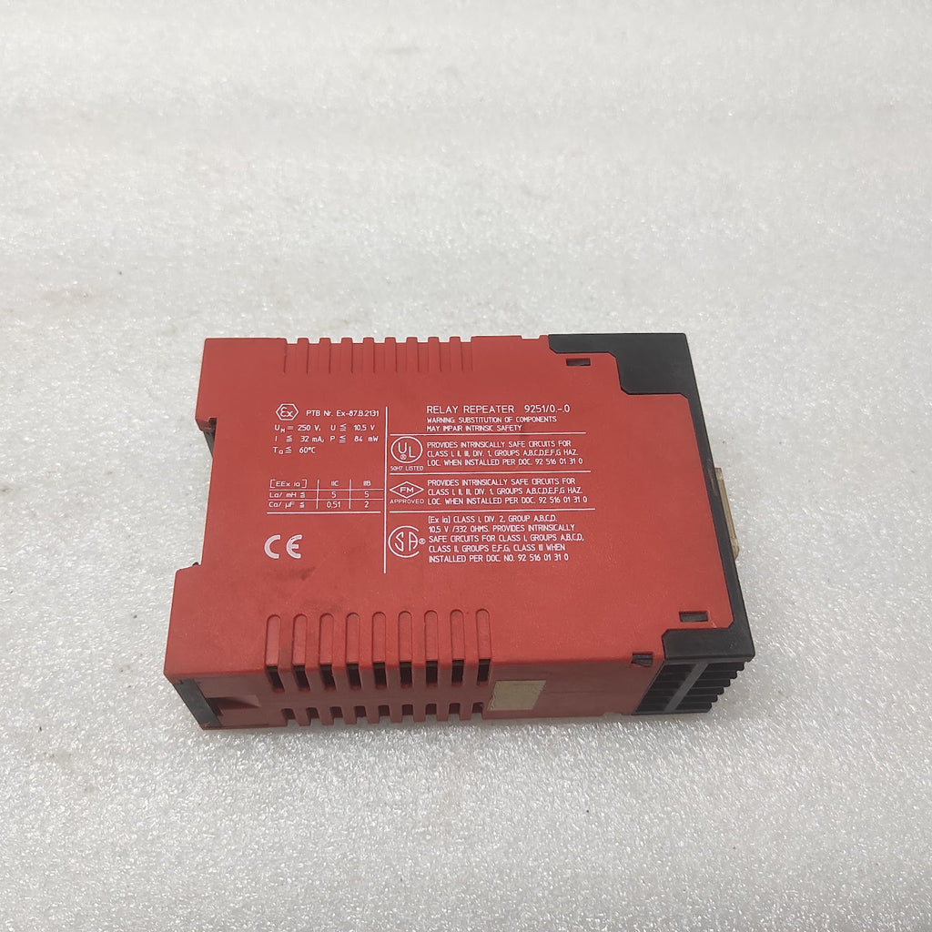 STAHL 9251/01-60 RELAY REPEATER 230VAC