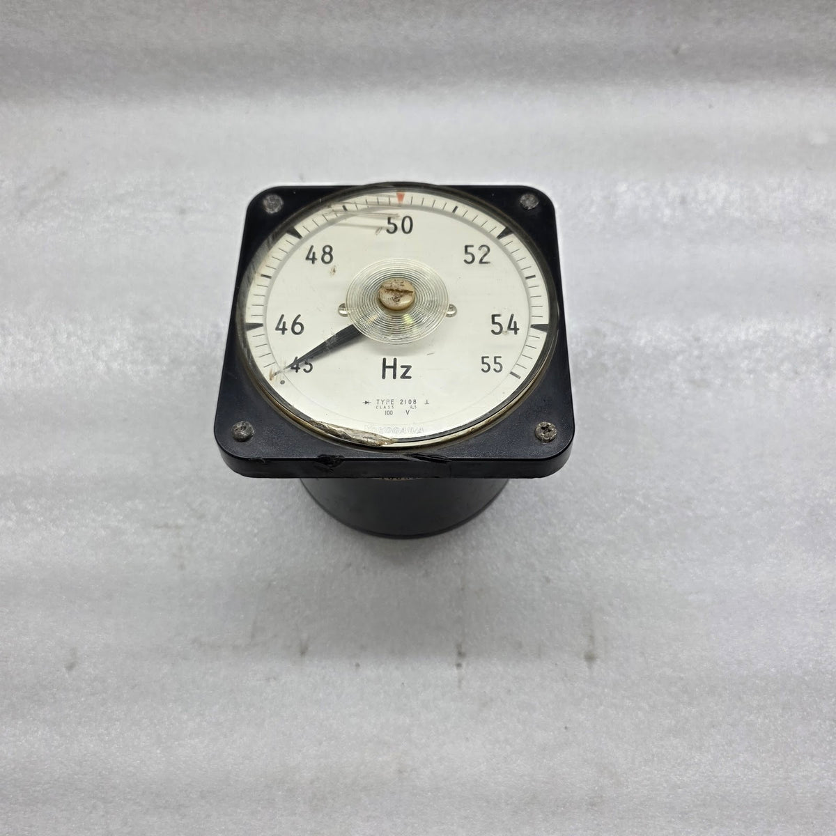 YOKOGAWA ELECTRIC 2108 FREQUENCY METER 45-55 Hz