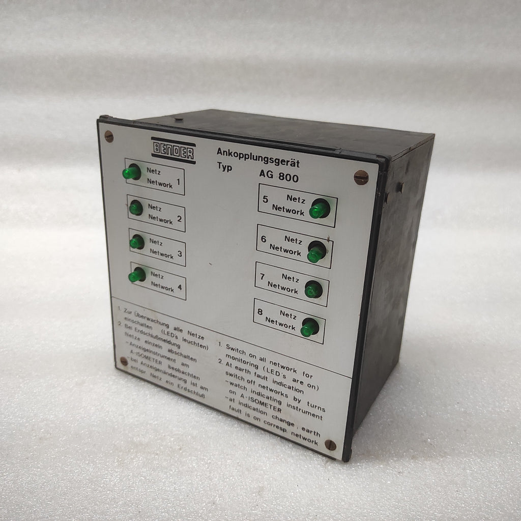 BENDER AG 800 COUPLING DEVICES