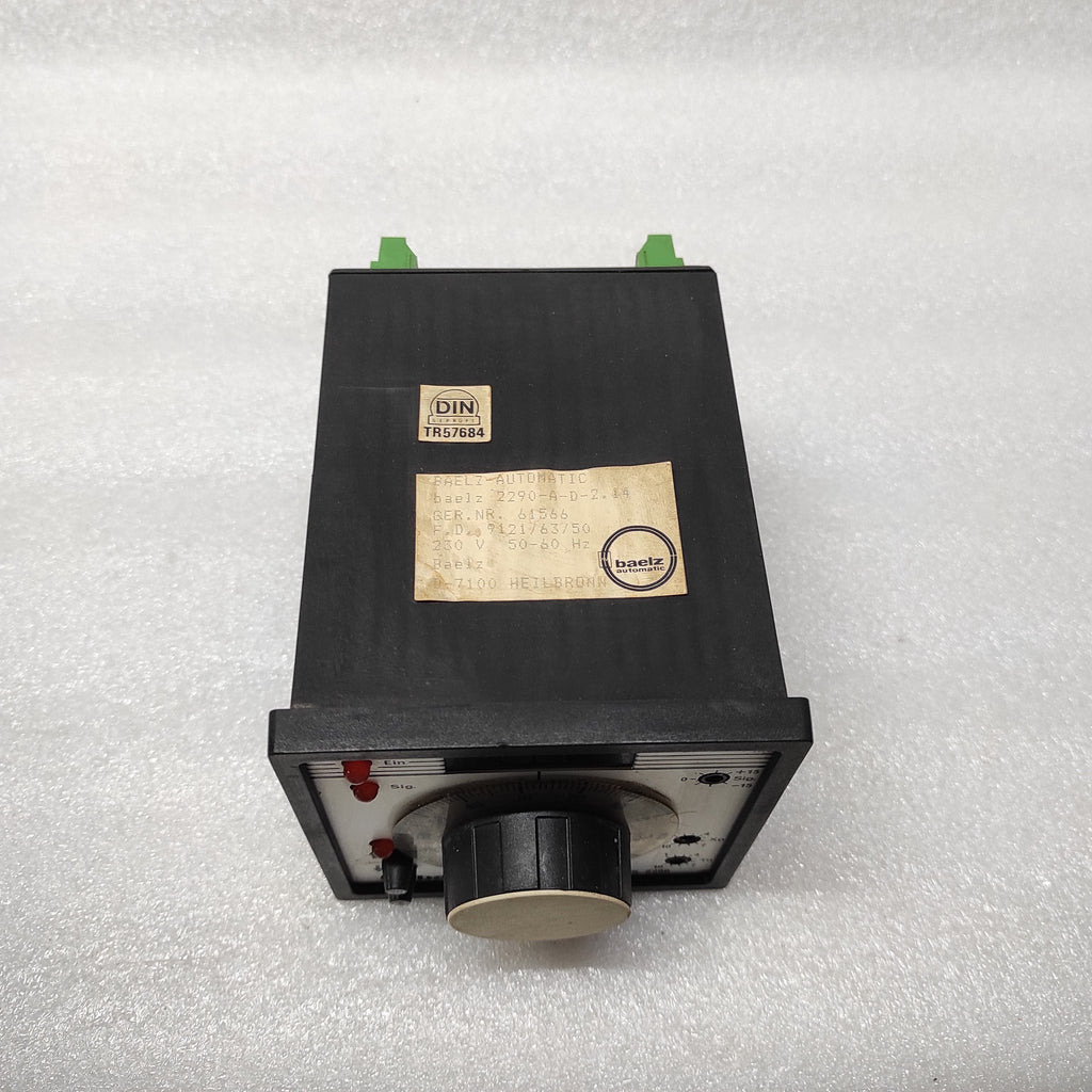 BAELZ AUTOMATIC WBS 2290 TEMPERATURE CONTROLLER BAELZ 2290-A-D-2.14 230V